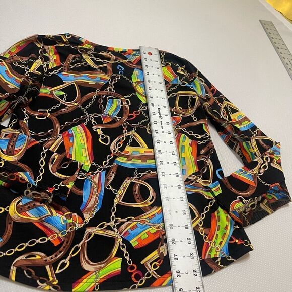 ICIKULS Horsebit Equestrian Long Sleeve Shirt Size Small - Picture 6 of 11